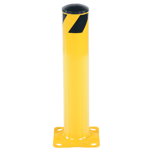 Butoir de s&eacute;curit&eacute;, Acier, 24" h x 4,5" la, Jaune Chandler Sales