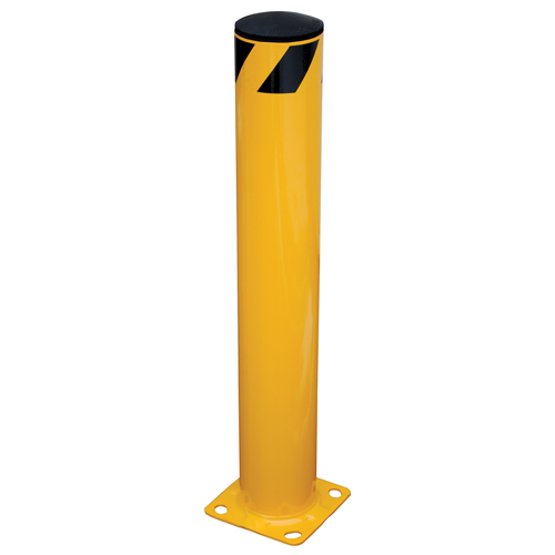 Butoir de s&eacute;curit&eacute;, Acier, 36" h x 5,5" la, Jaune Chandler Sales
