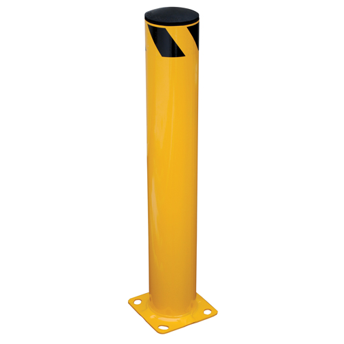 Butoir de s&eacute;curit&eacute;, Acier, 36" h x 5,5" la, Jaune Chandler Sales