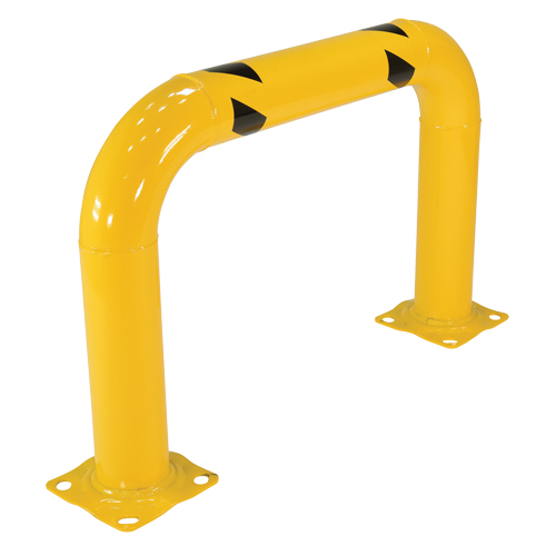 High Profile Machinery Guards, 3' W x 2' H, Yellow Chandler Sales