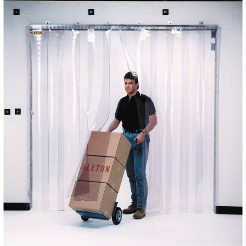 Strip Curtain Doors, 4' x 7' Door Opening, 8" Strip Width, 0.080" Strip Thickness Chandler Sales