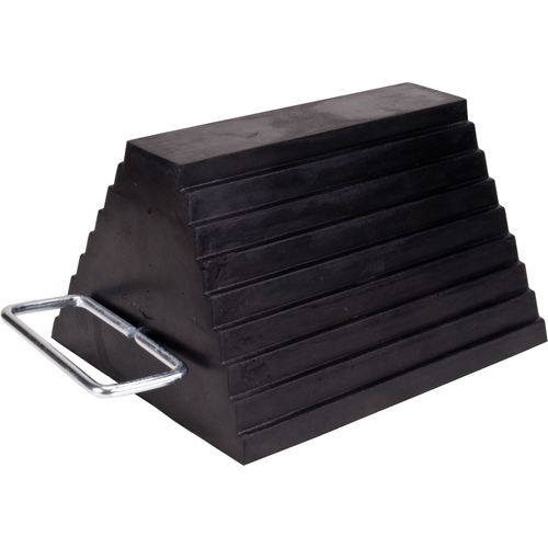 Wheel Chock, 9" x 8" x 6", Black Chandler Sales