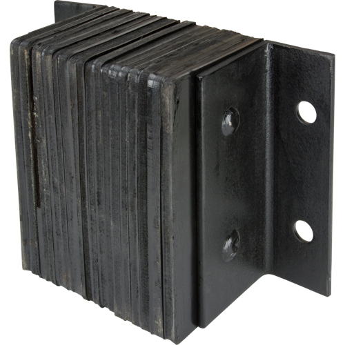 Butoirs de quai lamell&eacute;s, Horizontal, Caoutchouc, 12" la x 6" p x 10" h Chandler Sales