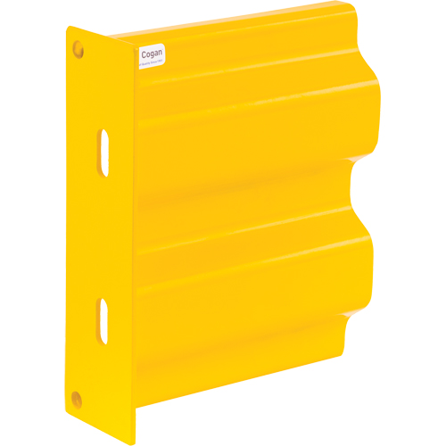 Industrial Safety Guard Rail, Steel, 115" L x 12" H, Safety Yellow Chandler Sales