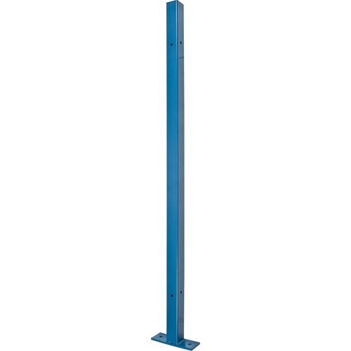 Poteau universel, 4,125' h x 2" la, Bleu Chandler Sales