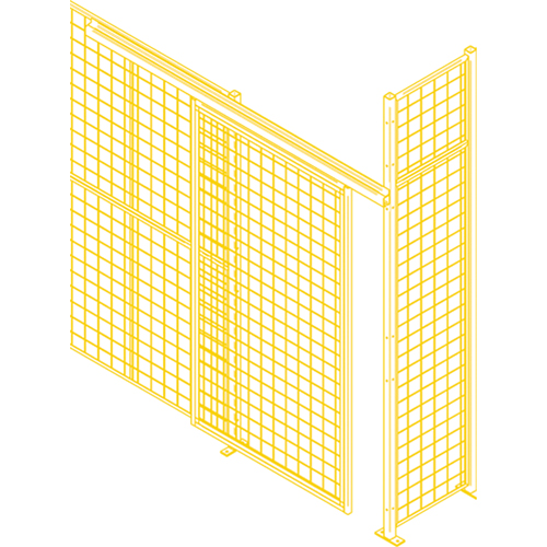 Wire Mesh Partition Components - Hardware Chandler Sales