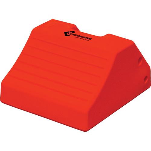 Heavy-Duty Wheel Chocks, Polyurethane, Safety Yellow, 15-1/2" W x 17-7/10" D x 10" H Chandler Sales