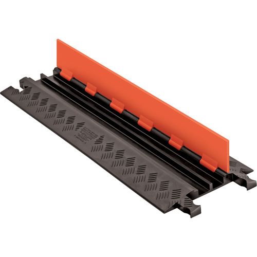 Guard Dog&reg; Low Profile Cable Protector, 2 Channels, 36" L x 11.94" W x 1.25" H Chandler Sales