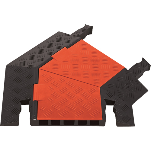 Protecteur de c&acirc;ble pour usage g&eacute;n&eacute;ral &agrave; 5 canaux Guard Dog, virage &agrave; droite Chandler Sales