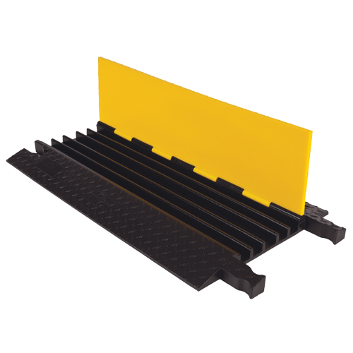 Protecteur de c&acirc;ble robuste Yellow Jacket, 5 canaux, 36" lo x 19,75" la x 1,875" h Chandler Sales