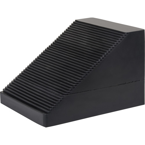 Wheel Chock, 10-5/8" x 8-5/8" x 7", Black Chandler Sales