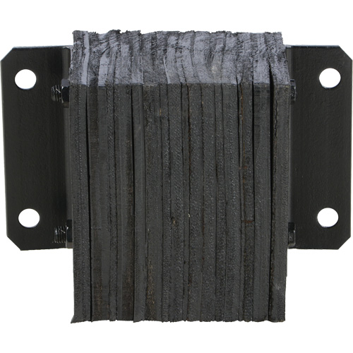 Butoir de quai lamell&eacute;, Horizontal, Caoutchouc, 12" la x 6" p x 10" h Chandler Sales
