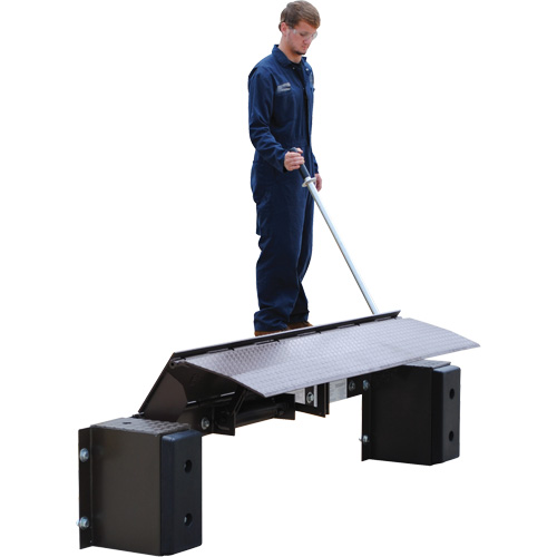 Niveleur de quai m&eacute;canique Edge-O-Dock, 99" la, 72" Largeur de la plateforme, 29" Port&eacute;e Chandler Sales