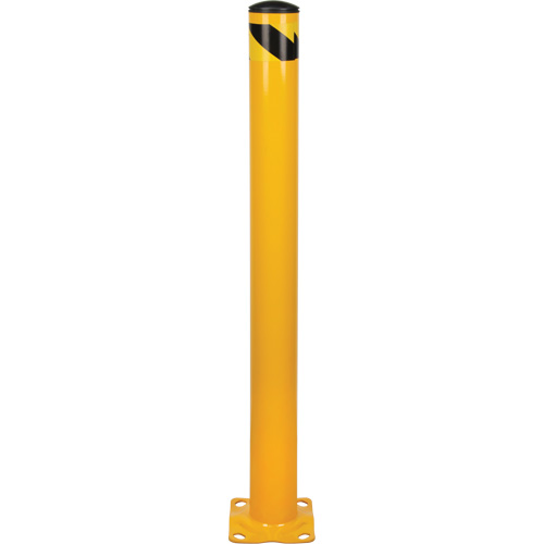 Butoir, Acier, 48" h x 4-1/2" la, Jaune Chandler Sales