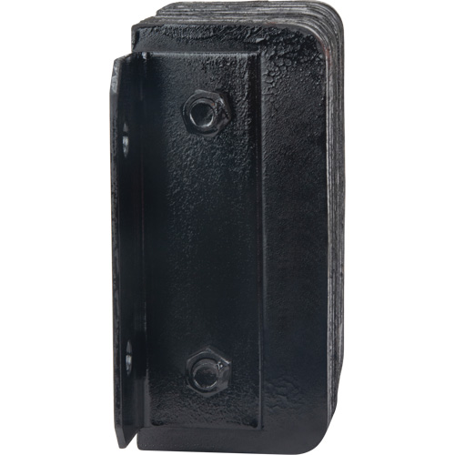 Butoirs de quai lamell&eacute;s, Horizontal, Caoutchouc, 12" la x 4" p x 10" h Chandler Sales