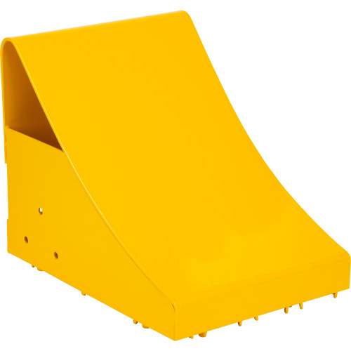 Ice Chocks, Steel, Yellow, 8-1/16" W x 10-5/8" D x 8-13/16" H Chandler Sales