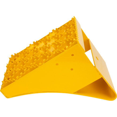 Ice Chocks, Steel, Yellow, 8-1/16" W x 10-5/8" D x 8-13/16" H Chandler Sales