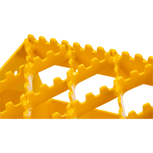 Ice Chocks, Steel, Yellow, 8-1/16" W x 10-5/8" D x 8-13/16" H Chandler Sales