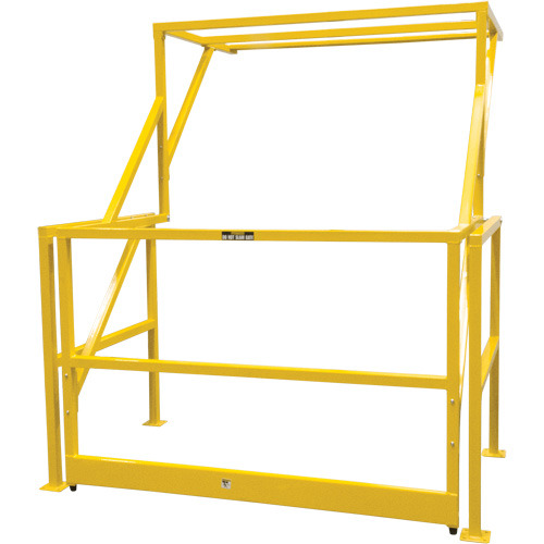 Barri&egrave;re de s&eacute;curit&eacute; pour mezzanine, 70" lo x 77" ha, 78" &eacute;lev&eacute;e, Jaune Chandler Sales
