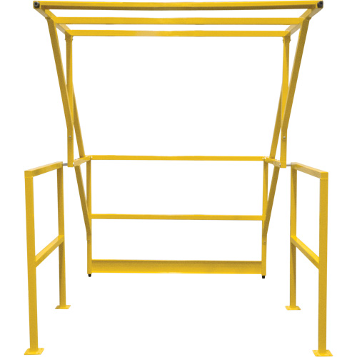 Barri&egrave;re de s&eacute;curit&eacute; pour mezzanine, 70" lo x 77" ha, 78" &eacute;lev&eacute;e, Jaune Chandler Sales