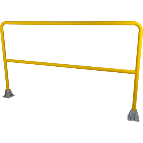 Safety Gate Railing, Steel, 72" L x 42" H, Yellow Chandler Sales