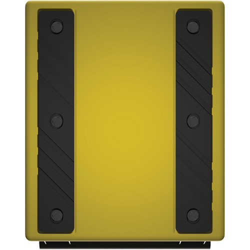 Checkers Safety Heavy-Duty Ultra Class Mining Wheel Chock, HDPE, Yellow, 14-1/2" W x 17-1/2" D x 16" H Chandler Sales