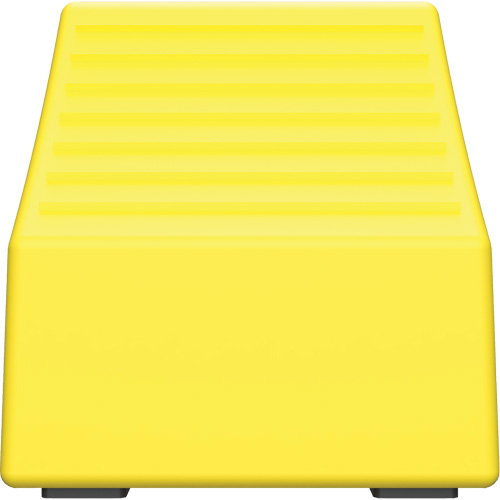 Checkers Safety Heavy-Duty Ultra Class Mining Wheel Chock without Bracket, HDPE, Yellow, 14-1/2" W x 17-1/2" D x 16" H Chandler Sales