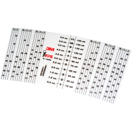 Bande &agrave; ins&eacute;rer indicatrice de rapport de m&eacute;lange pour godet PPS Mini Chandler Sales