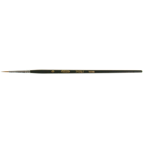 Pinceau d'artiste, Largeur de la brosse de 1/16", Martre rouge, Manche &agrave; Bois Chandler Sales