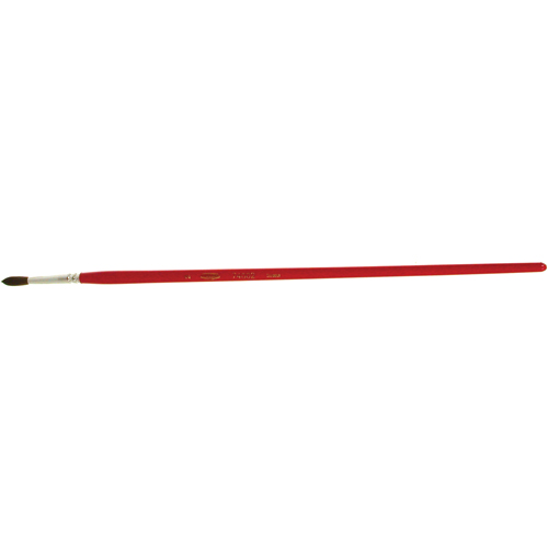 Round Marking Paint Brush, 5/32" Brush Width, Camel Hair, Wood Handle Chandler Sales