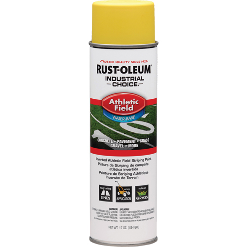 Industrial Choice&reg; AF1600 Athletic Field Striping Paint, Yellow, 17 oz., Aerosol Can Chandler Sales
