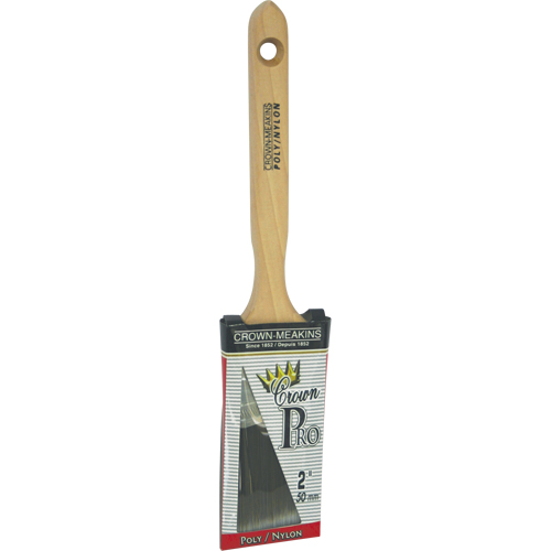 Angular Pro Paint Brush, Poly/Nylon, Wood Handle, 2" Width Chandler Sales