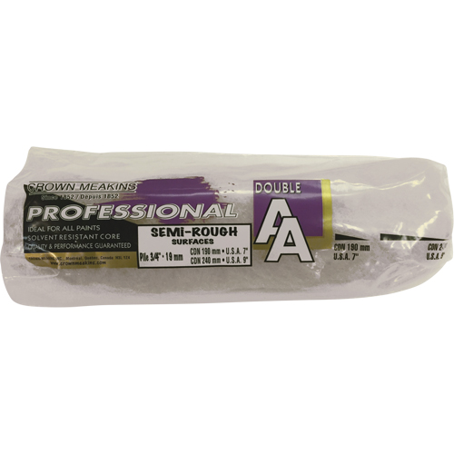 Manchon de rouleau &agrave; peinture synth&eacute;tique professionnel AA, Nap 19 mm (3/4"), 240 mm (9-1/2") l Chandler Sales