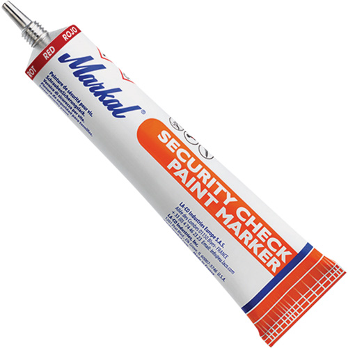 Marqueur de peinture de contr&ocirc;le de s&eacute;curit&eacute;, 1,7 oz, Tube, Rouge Chandler Sales