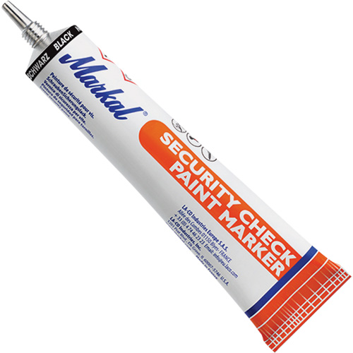 Security Check Paint Marker, 1.7 oz., Tube, Black Chandler Sales