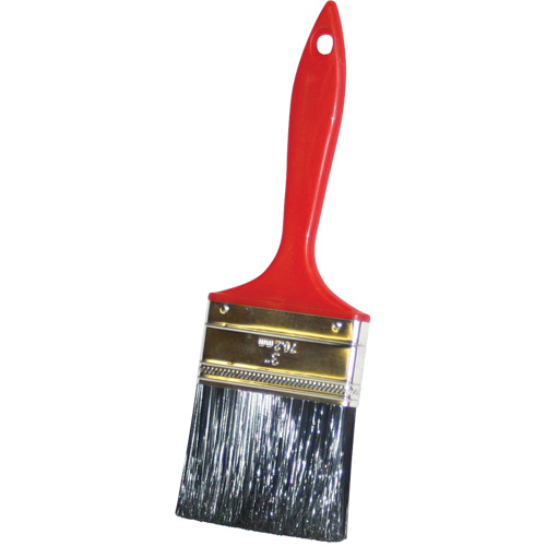 Pinceau &agrave; soies rases, Polyester, Manche Plastique, Largeur de 3" Chandler Sales