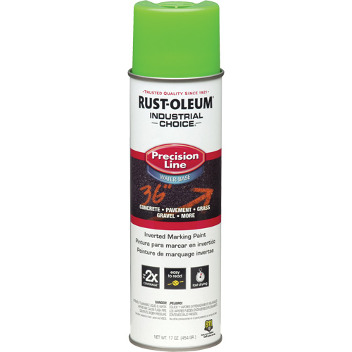 M1800 Water-Based Precision Line Marking Paint, 17 oz., Aerosol Can Chandler Sales