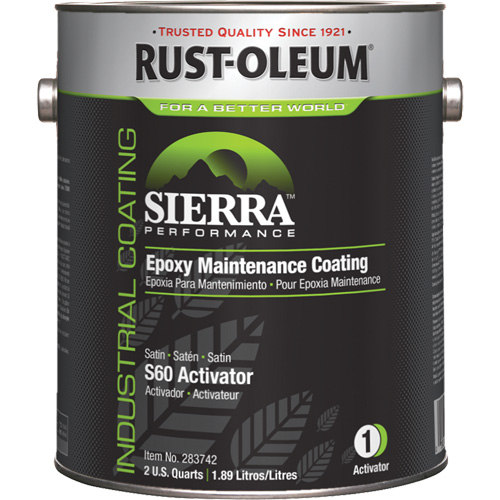 Sierra S60 Water-Based Epoxy Maintenance Coating Part 1 Activator, Gallon Chandler Sales