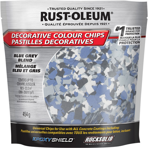 Pastilles de couleur d&eacute;coratives, 474 g, Sac, M&eacute;lange bleu gris Chandler Sales