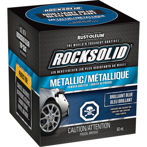 Additifs de poudre m&eacute;tallique RockSolid, 60 ml, Bouteille, Bleu brillant Chandler Sales