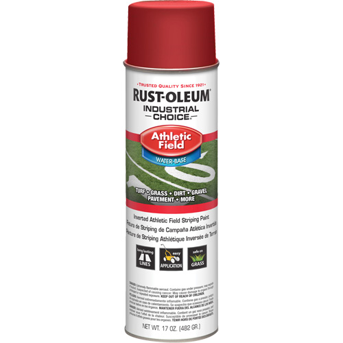 AF1600 Athletic Field Striping Paint, Red, Aerosol Can Chandler Sales
