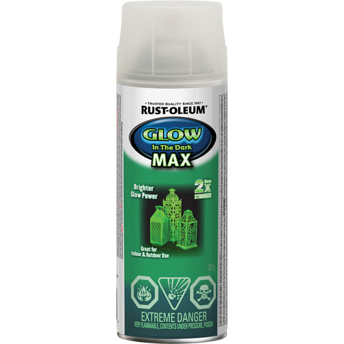Specialty Glow-in-the-Dark Max Paint, Aerosol Can, Clear Chandler Sales