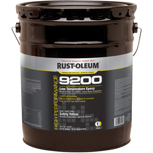 9200 System Low Temperature Epoxy Base, Safety Yellow, 4 gal., Pail Chandler Sales
