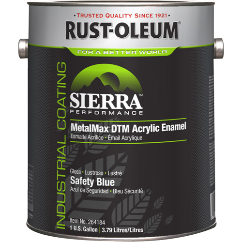 &eacute;mail acrylique DTM Sierra Performance MetalMax Plus, Gallon, Bleu Chandler Sales