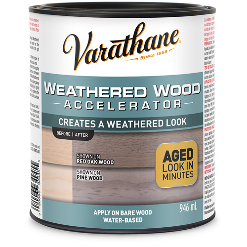 Acc&eacute;l&eacute;rateur de vieillissement du bois Varathane, 946 ml, Canette, Gris Chandler Sales