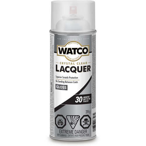 Laque pour bois Watco, 319 g, Transparent, Brillant Chandler Sales