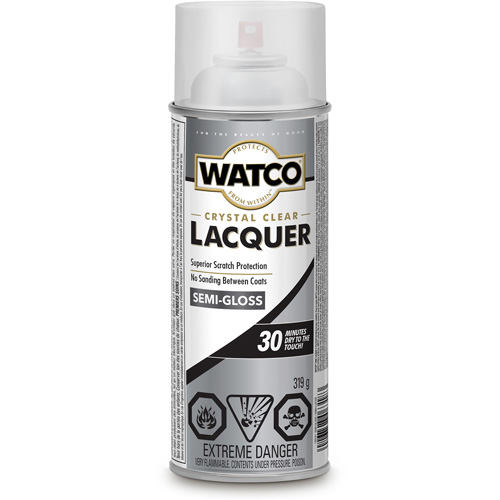 Watco&reg; Lacquer Wood Finish, 319 g, Clear, Semi-Gloss Chandler Sales