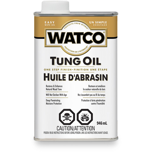 Watco&reg; Tung Oil, 946 ml, Clear, Transparent Chandler Sales