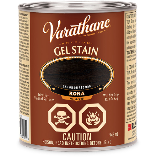 Teinture en gel de qualit&eacute; sup&eacute;rieure Varathane, 946 ml, Kona Chandler Sales