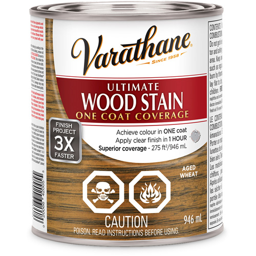 Varathane&reg; Ultimate Wood Stain, 946 ml, Aged Wheat Chandler Sales